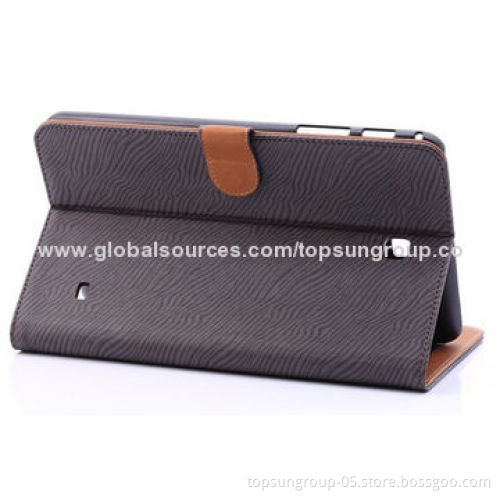 PU Leather Cases for Samsung Tab 4 8.4-inch with Card Slots/Various Designs and Colors Available